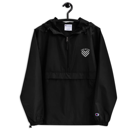 Live Better Embroidered Champion Packable Jacket