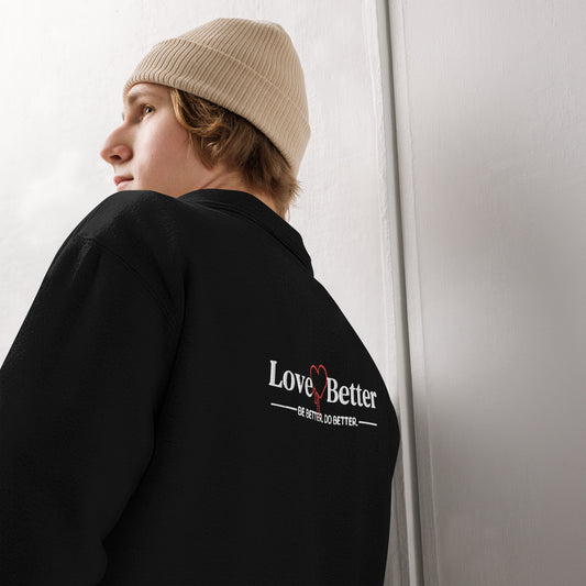 LOVE BETTER "Bleeding Heart" Unisex fleece pullover